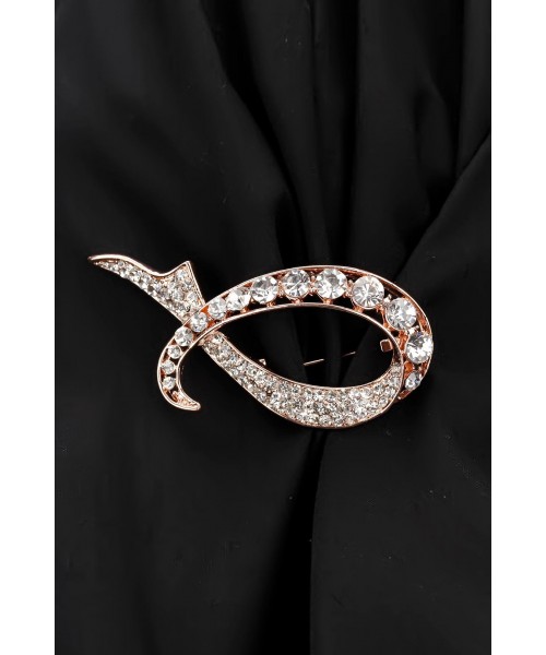 Zirkon Parlak Taşlı Broş