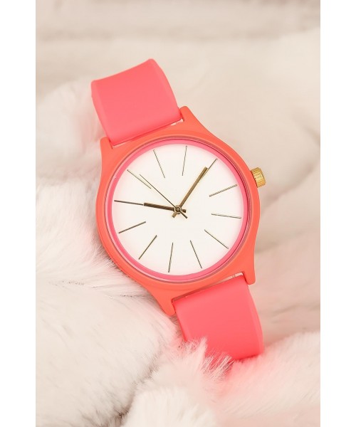 Mercan Silikon Kordonlu Spor Kasa Bayan Kol Saati Saat Mercan Silikon Kordonlu Spor Kasa Bayan Kol Saati Saat