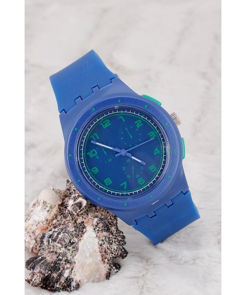 Lacivert Renk Silikon Kordonlu Bayan Saat