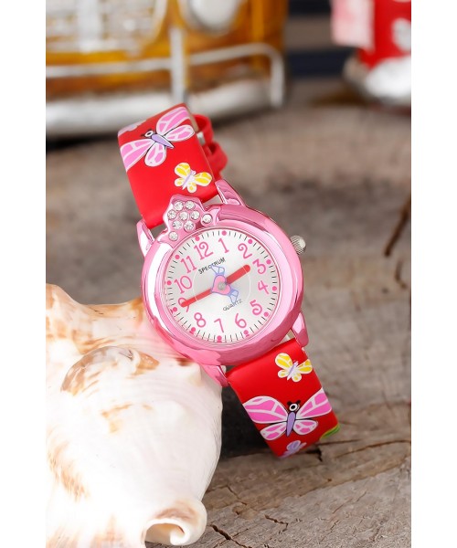 Kalp Kadran Deri Kordonlu Metal Kasa Trend Çocuk Saat Kalp Kadran Deri Kordonlu Metal Kasa Trend Çocuk Saat