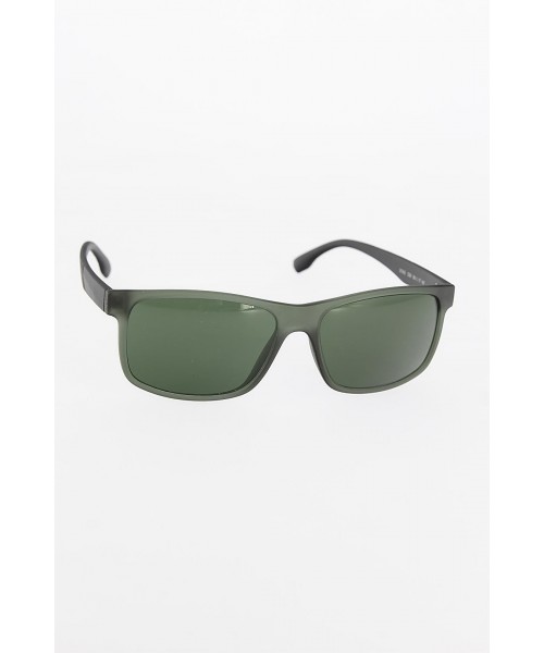 Yeşil Renk Çerçeveli Siyah Saplı Erkek Güneş Gözlüğü