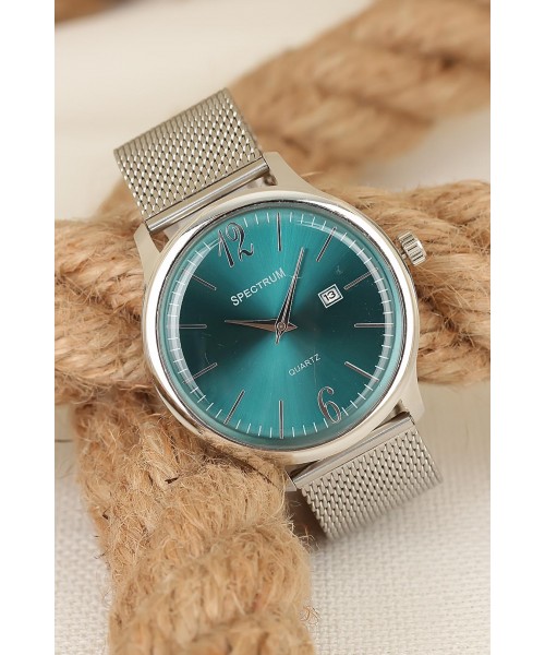 Silver Renkli Hasır Metal Kordonlu Takvimli Clariss Marka Erkek Saat Silver Renkli Hasır Metal Kordonlu Takvimli Clariss Marka Erkek Saat