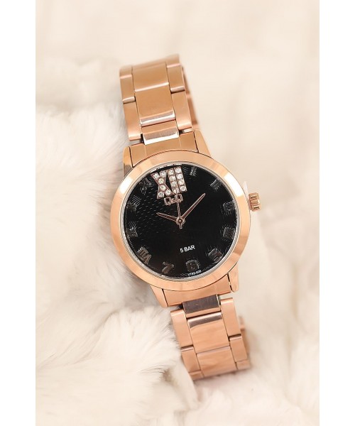 Q&amp;Q Marka Rose Metal Kordonlu 2 Yıl Garantili Bayan Kol Saati